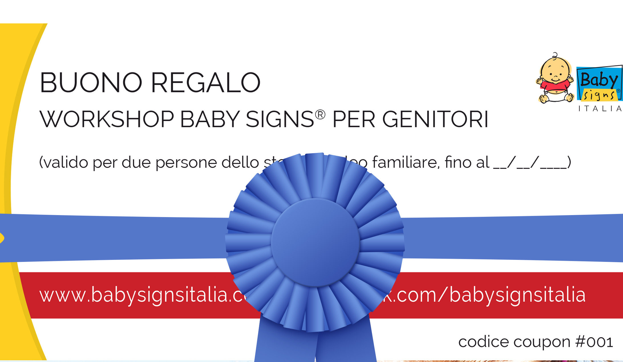 Regala un Workshop Baby Signs® per genitori